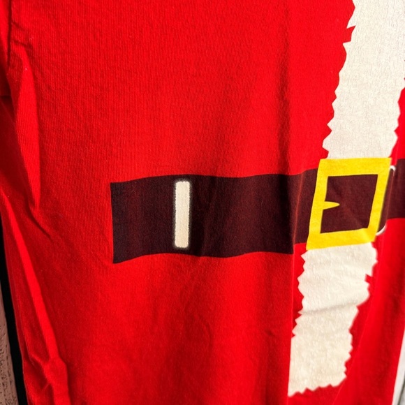 Vintage Santa Claus Christmas Holiday T-shirt Men’s Size Large Red Retro Novelty - Picture 7 of 10
